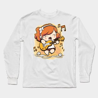 Rocking out with my little friend Long Sleeve T-Shirt